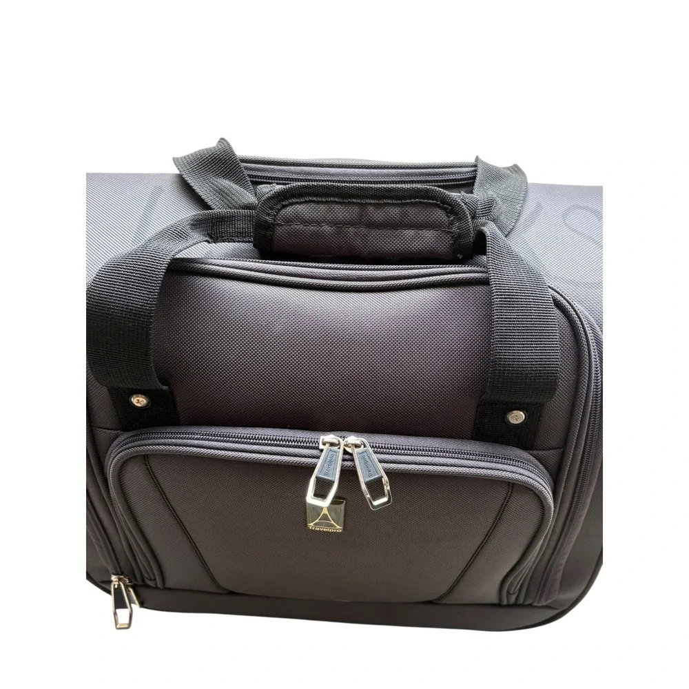 Travelpro Rolling Underseat Carry On Bag Gray Luggage‎ Telescoping Handle
